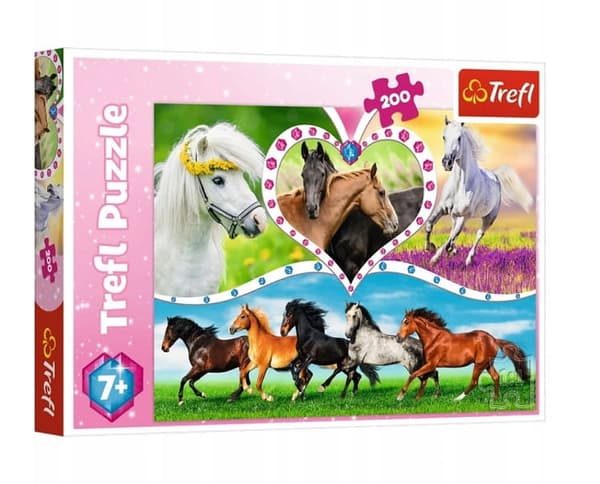 Trefl 13248 Palapeli 200 palaa Kauniit hevoset