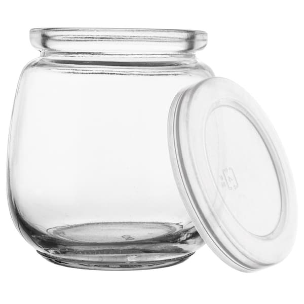 Burk för yoghurt och desserter med lock 130 ml 12 st