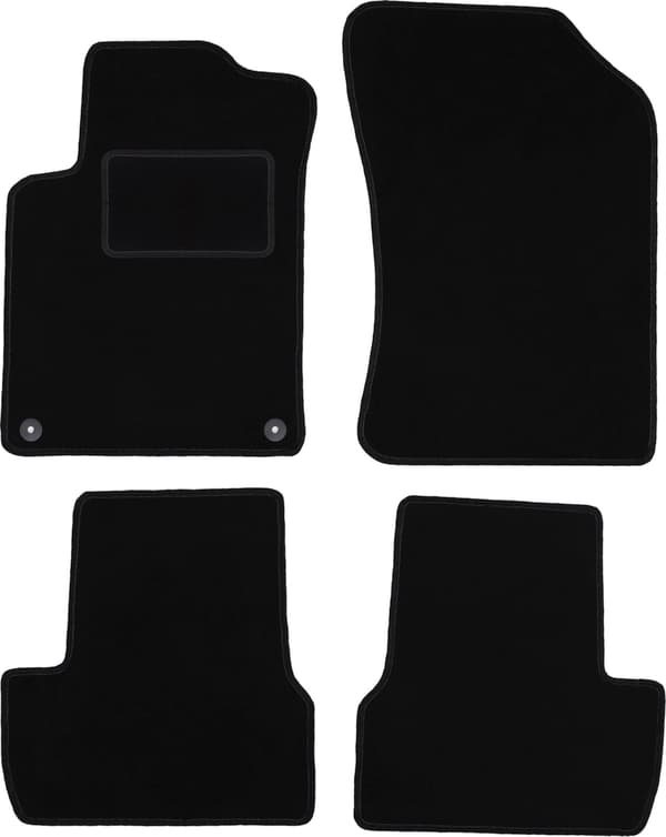 Velourmattor set för: Citroen DS3 hatchback (2009-2016)