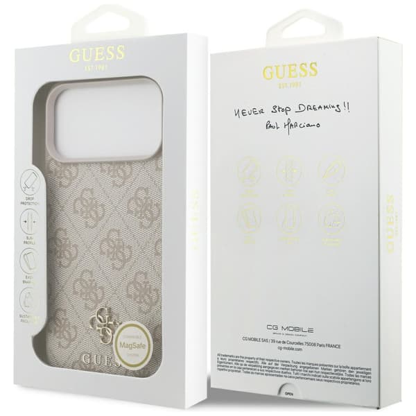 Guess 4G Small 4G og Classic MagSafe-etui til iPhone 17 Pro Max