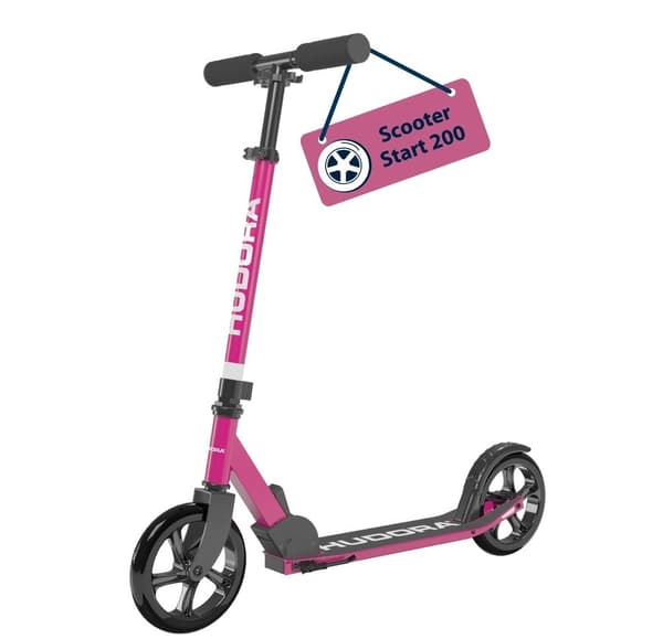 Hudora Scooter Start 200 lila sparkcykel