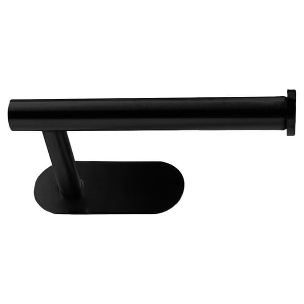 toiletpapirholder i sort stål