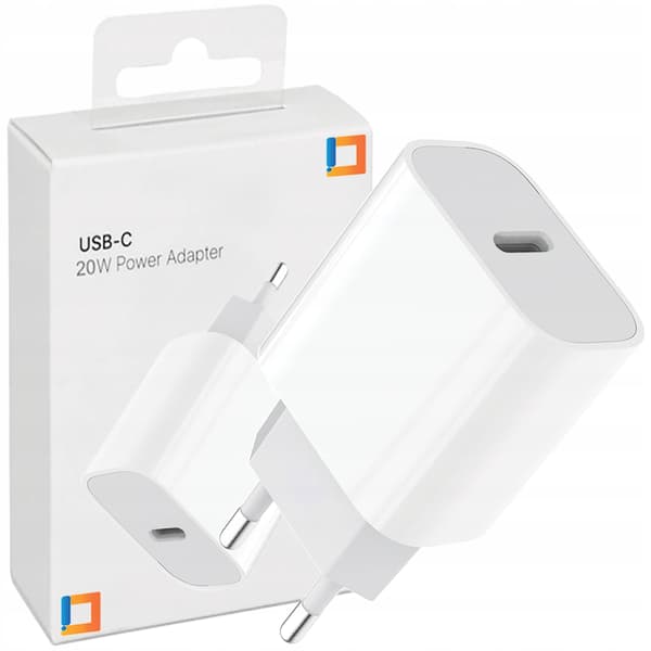 SNABBLADDARE KUB USB-C 20W USB TYP C + LIGHTNING-KABEL FÖR IPHONE 2M