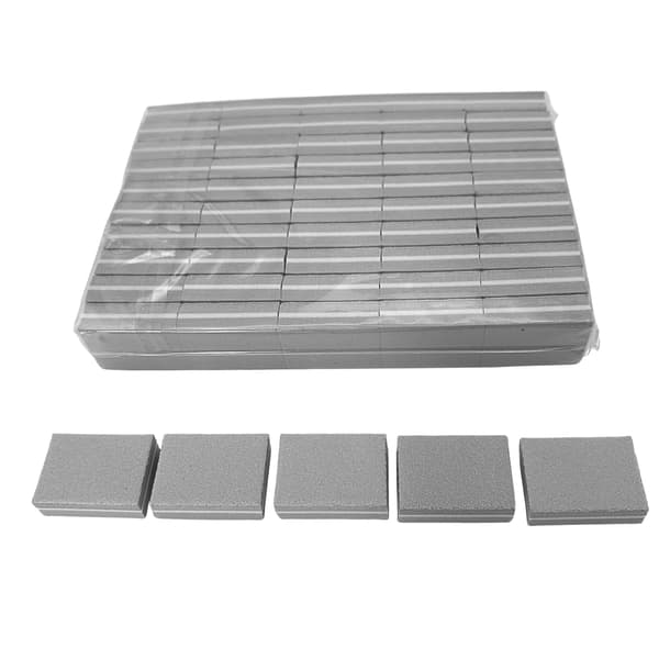 Mini nagellackblock grå 100/180 polermaskin 50 st.