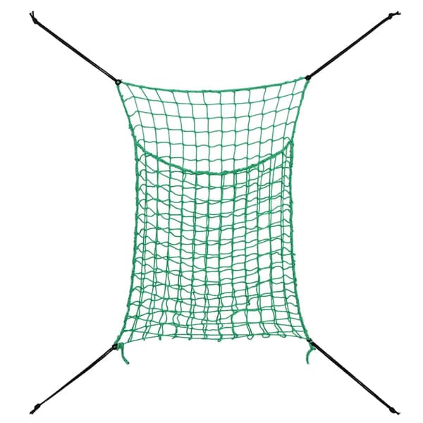 vidaXL Hönät, 2 st, Rektangulära, Grön, 200x120 cm, PP