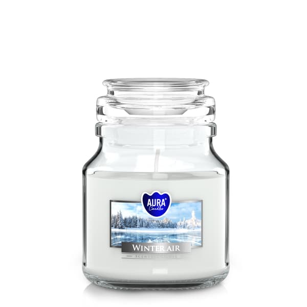 Duftlys i krukke vinterluft 28 timer 120 g paraffin 1 stk.