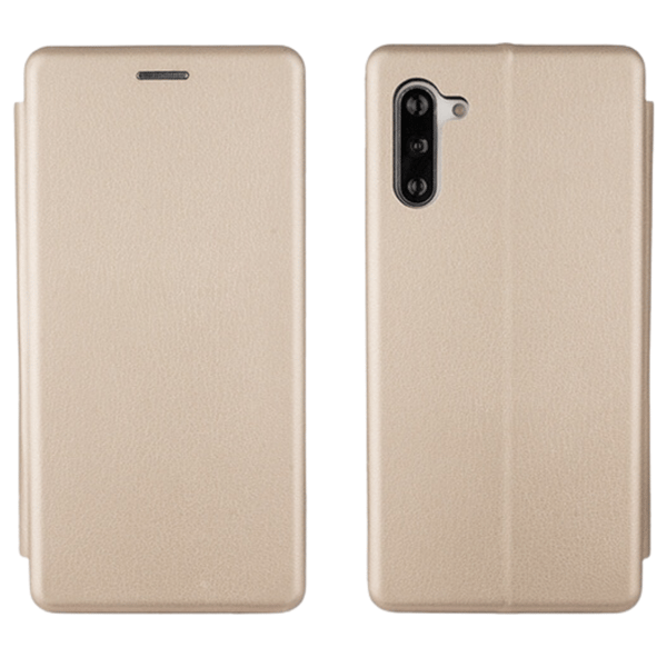 Beline Magnetisk Bogcover til Samsung Note10 N970 Guld