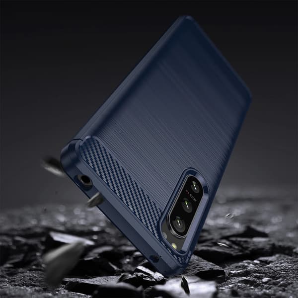 Thunder Case Xiaomi Poco F4 5G silikonskydd blå