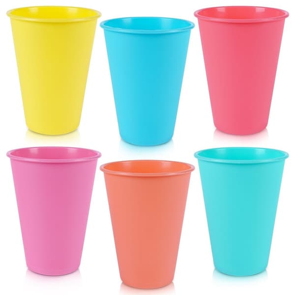 Muovimukat 400 ml 6 kpl