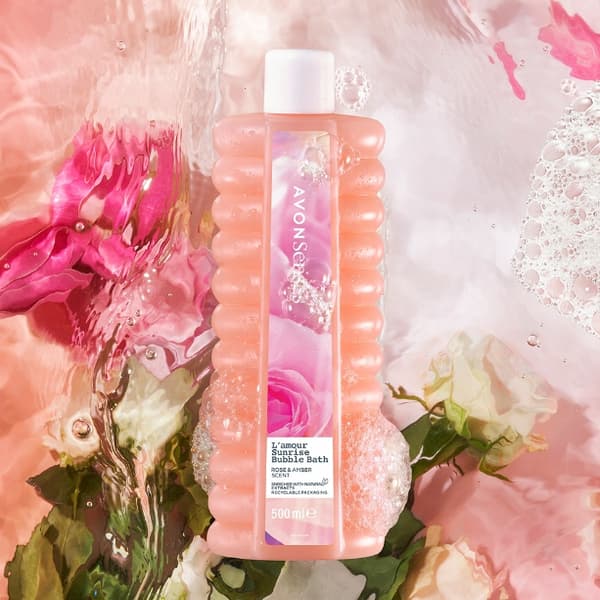 Avon - Lamour Sunrise badskum 500ml