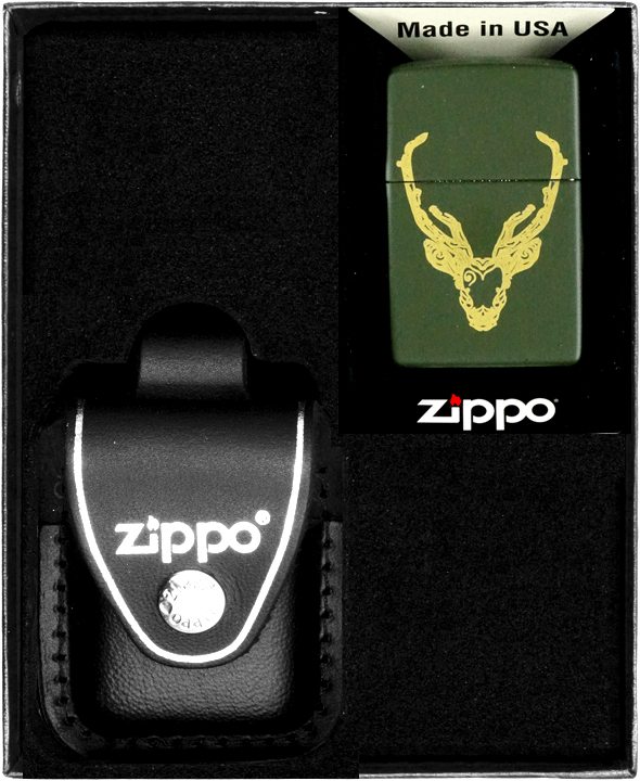ZIPPO Lighter DEER 2 Gavesæt nr. 3