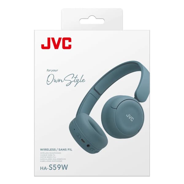 JVC HAS-59WBU Over-Ear Hörlurar Blå