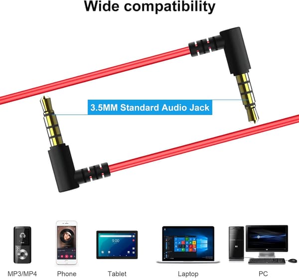 ANKBIT E100Pro TRÅDBUNDNA HÖRTELEFONER MED MIKROFON, RÖDA