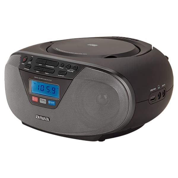AIWA boombox BBTU-400BK CD/FM RDS/USB/BT sort