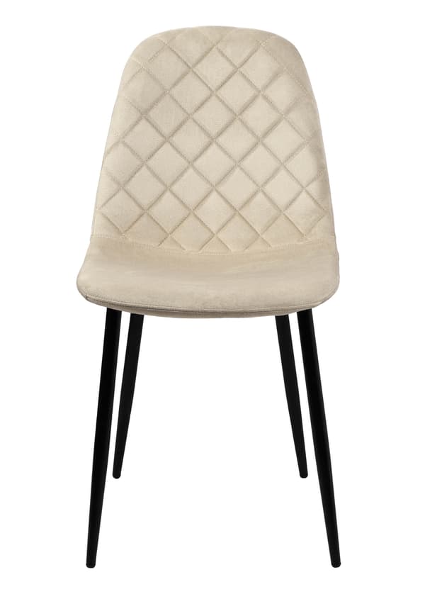 Orlando Velvet beige fløjlsstol