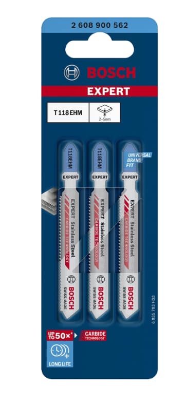 BOSCH-SAHANTERÄ T118EHM 3 kpl.