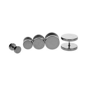 Fejkplugg - fejktunnel - silver - FPS-02 8 mm