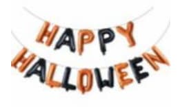 Glad Halloween folieballong 40 cm