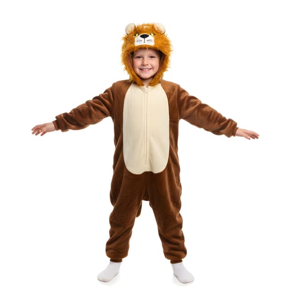 Kigurumi-pyjamas för barn lejon 95-105 cm