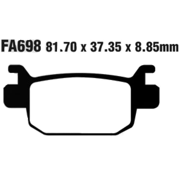 EBC FA698 bremseklodser