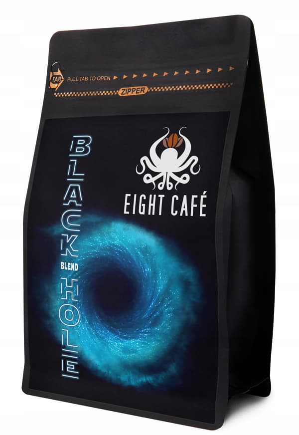 Nyrostade kaffebönsblandningar Black Hole 250g