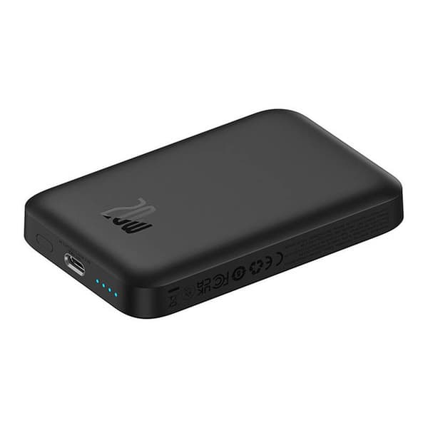 Baseus 20W Mini Langaton Varavirtalähde (Musta)