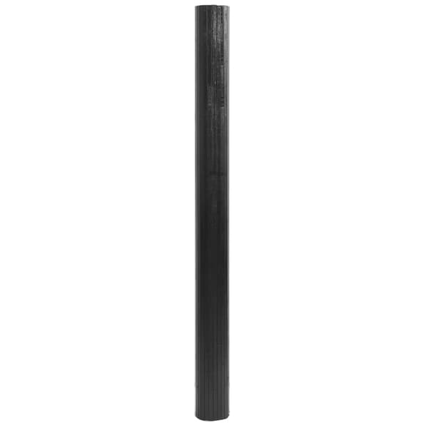vidaXL Suorakulmainen matto, harmaa, 80x300 cm, bambu
