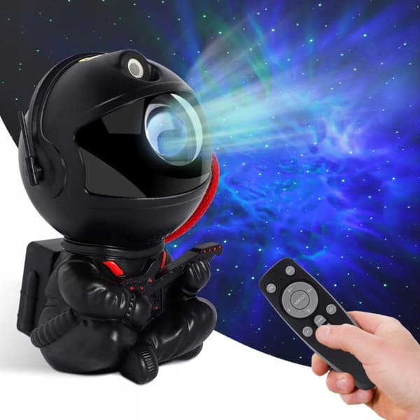 Stjerneprojektor Astronaut Stjerner Natlampe LED Laserprojektor