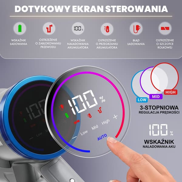 Bergmann HAX 103 trådlös vertikalputsare 300W