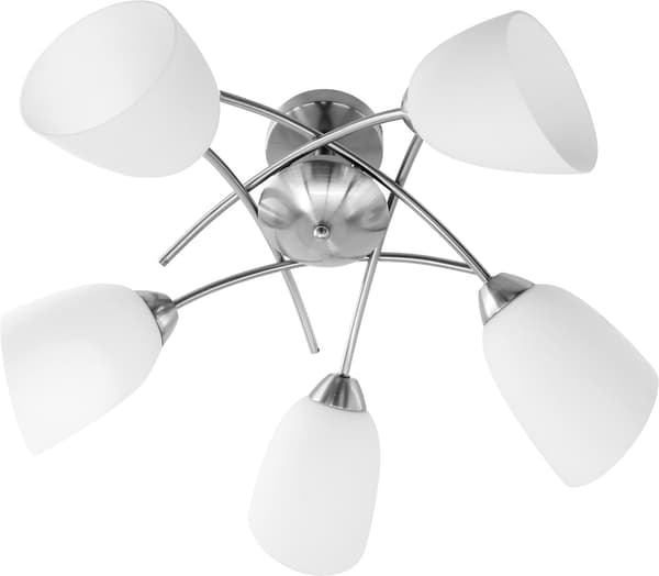 Activejet AJE-NIKITA 5P E27 5x40W Nikkel loftslampe