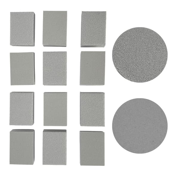 Mini nagellackblock grå 100/180 polermaskin 50 st.