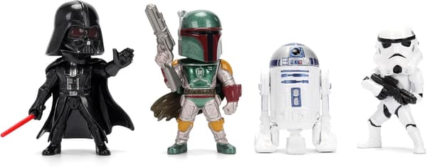 JADA STAR WARS-FIGURIGER 6 CM, 4 ST. 9336702314