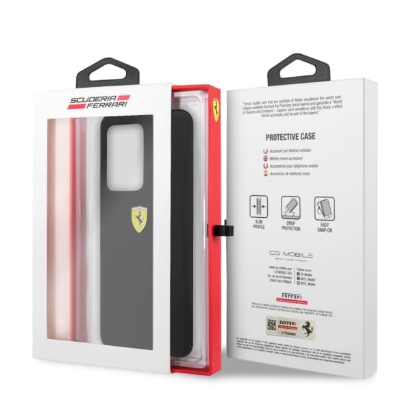 Ferrari Hardcase FESSIHCS69BK S20 UltraG988 sort/sort silikone