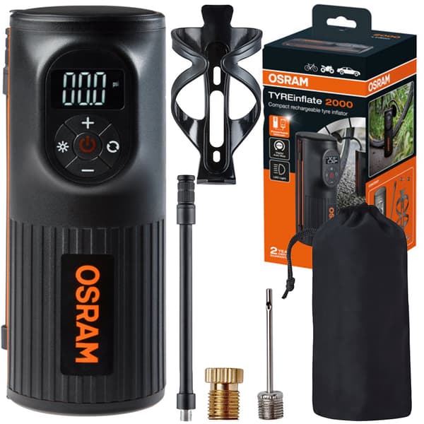 Osram Kompakti Ladattava Renkaskompressori 2000