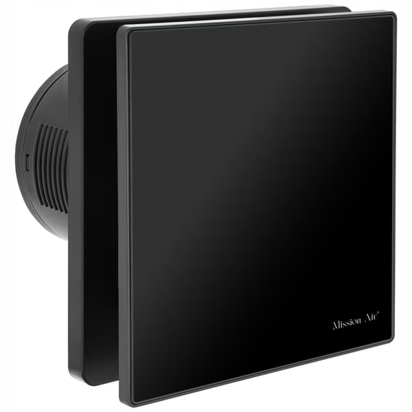 VENTIS PURE 100 Svart H+T Badrumsfläkt