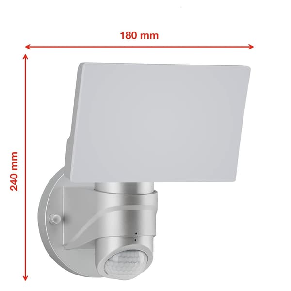 16W LED-strålkastare Utomhuslampa med skymningssensor NEUTRAL