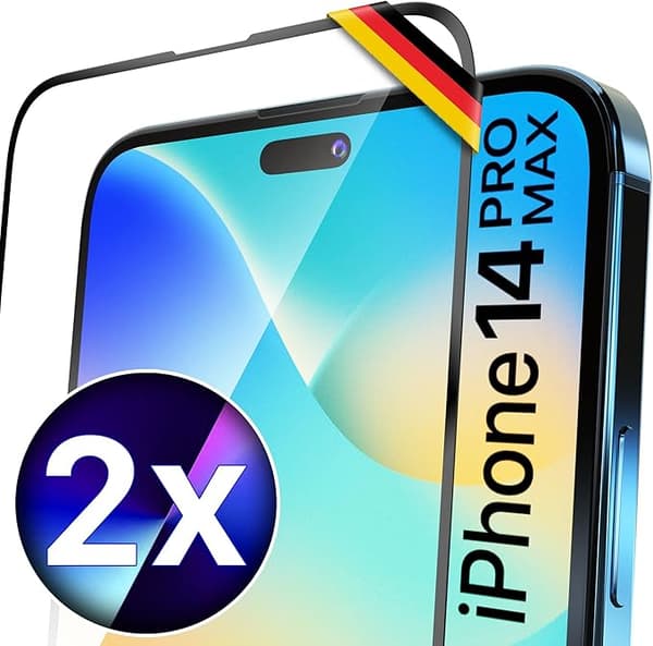 Beskyttelsesglas til iPhone 14 Pro Max [6,7" fuldskærm]