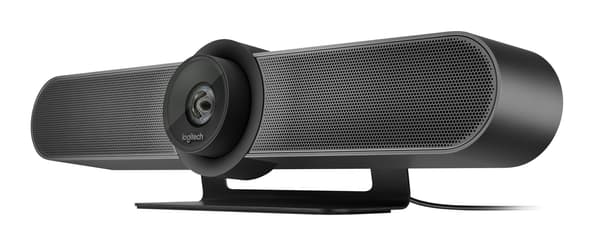 Logitech MeetUp 4K Ultra HD videokonferencekamera, sort