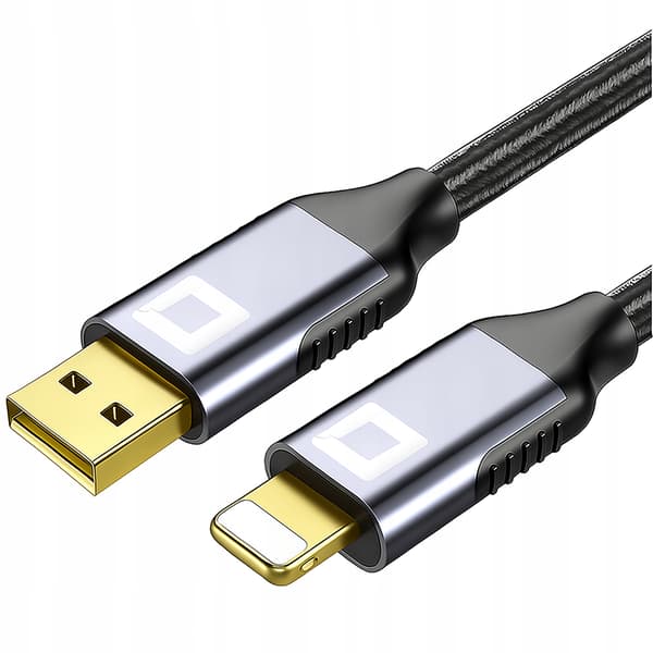 CO2-oplader med lynhurtig opladning, USB-kabel til iPhone 12, 13, 14, 2M
