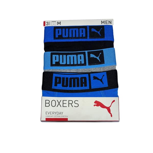 Puma BASIC PLACED LOGO 3-PACK herrboxershorts 93554809 r M