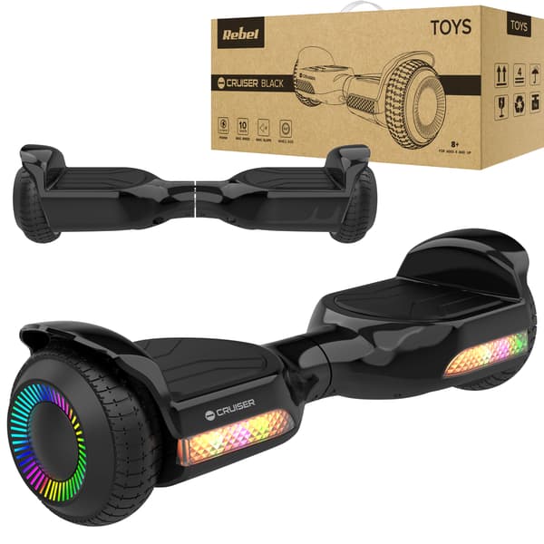 Rebel 6,5" LED Hoverboard Elektrisk Skateboard til Børn og Voksne