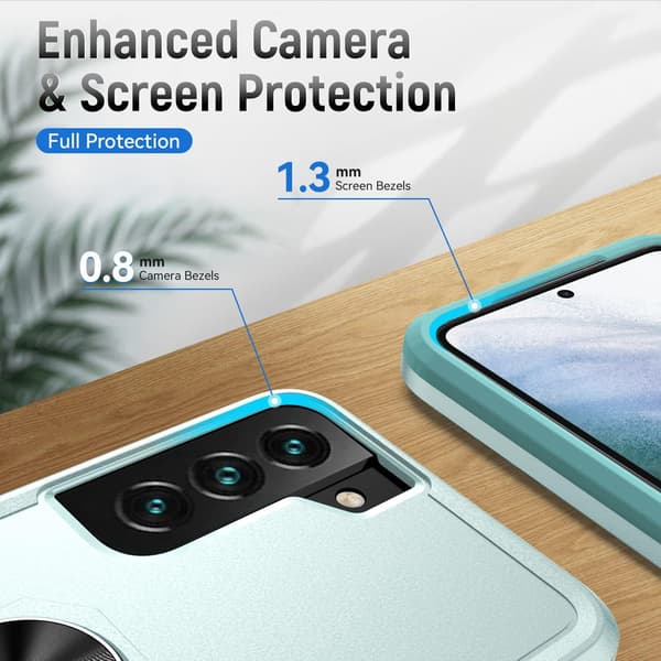 ETUI TIL SAMSUNG GALAXY S22/S22 5G GRØN MAGNET