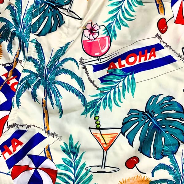 Nuorten havaikilaiset uimashortsit verkko slim M