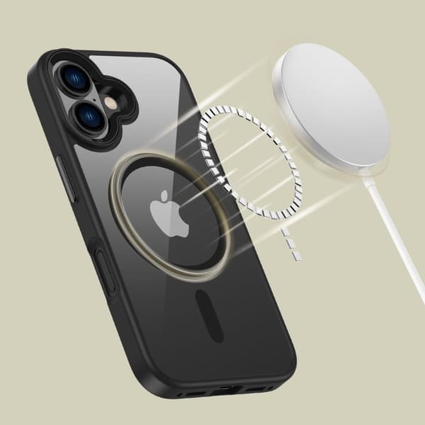 TECH-PROTECT MAGMAT MAGSAFE IPHONE 16 SORT/KLAR