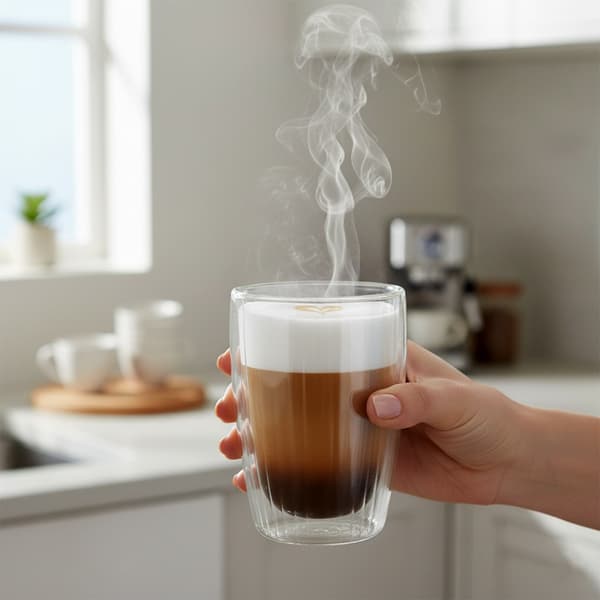 Dobbelvæggede termiske glas til kaffe og te 350 ml 2 stk.