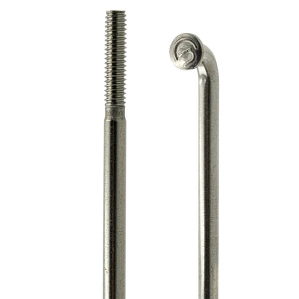 CnSpoke 134T eger 2,3 x 2,0 mm rustfrit stål sølv (uden nippel)