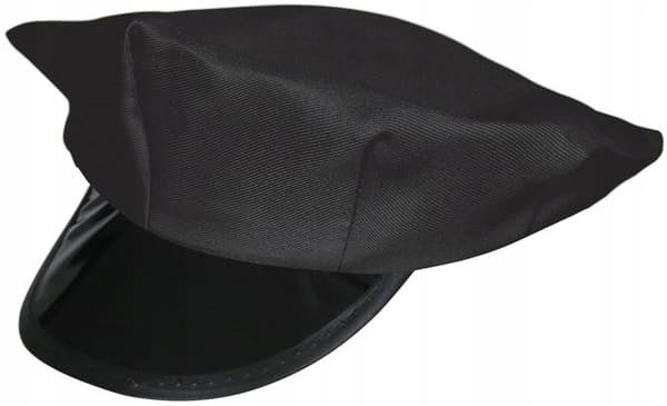 Svart CHAUFFÖRKÄPS Konduktör Karnevalsbal
