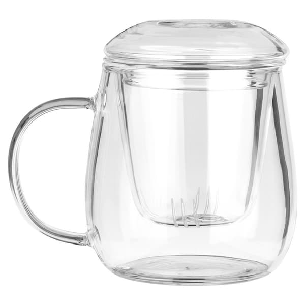 GLASKOP 400ml MED INFUSER OG LÅG 139816