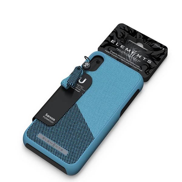 Nordic Elements Saeson Freja - iPhone Xs Max stofcover (petrol)