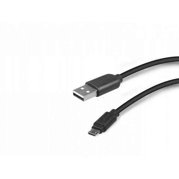 SBS USB 2.0-kabel micro 1m svart